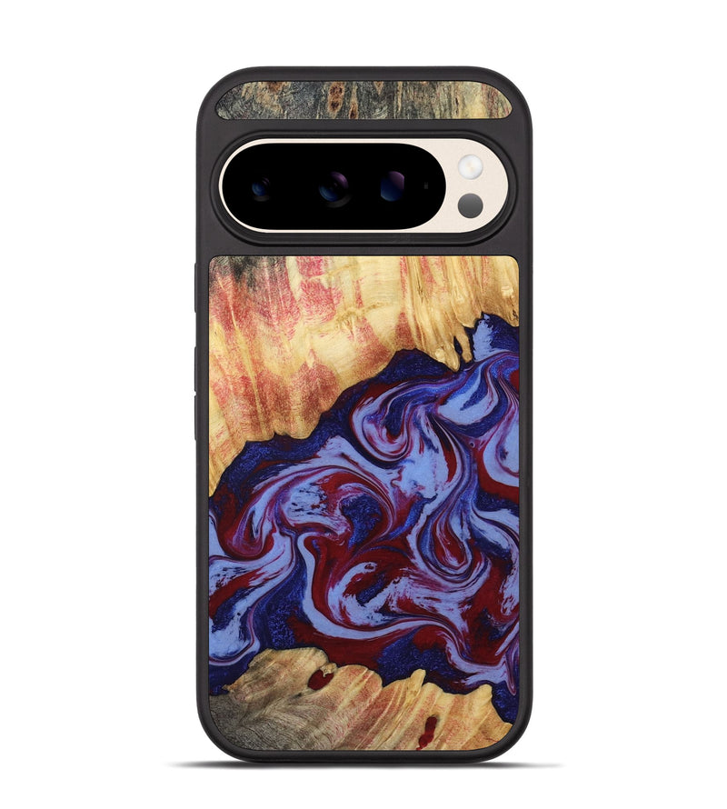 Pixel 10 Wood Phone Case - Kara (Red, 808461)