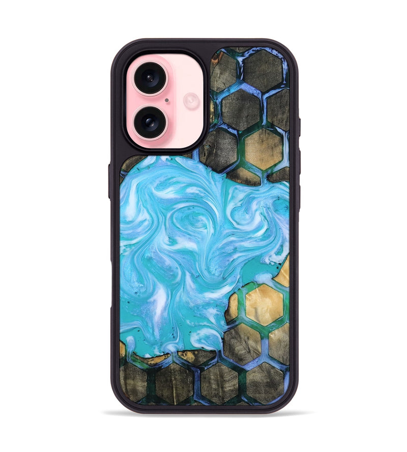 iPhone 16 Wood Phone Case - Jammie (Pattern, 808464)