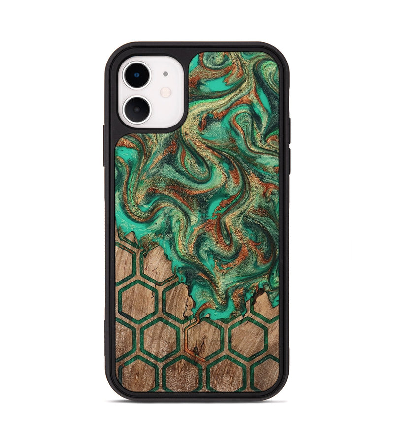 iPhone 11 Wood Phone Case - Mariel (Pattern, 808466)