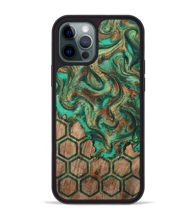 iPhone 12 Pro Max Wood Phone Case - Mariel (Pattern, 808466)