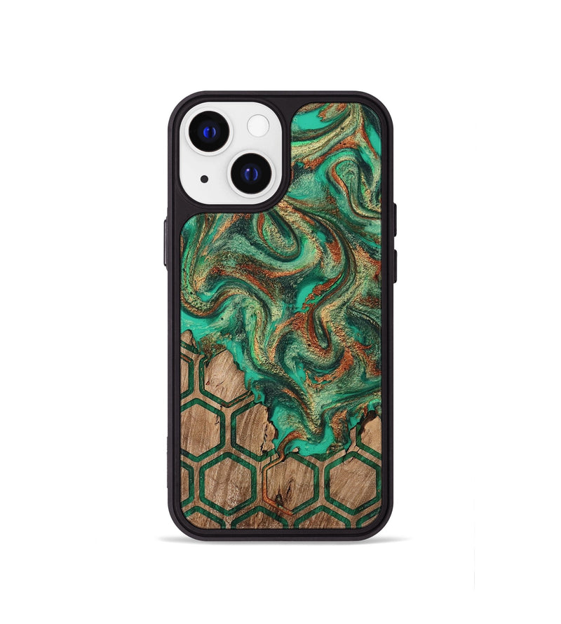 iPhone 13 mini Wood Phone Case - Mariel (Pattern, 808466)