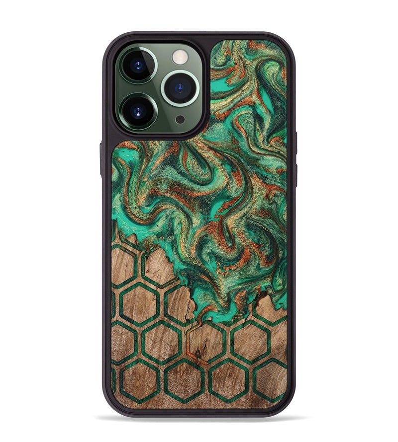 iPhone 13 Pro Max Wood Phone Case - Mariel (Pattern, 808466)