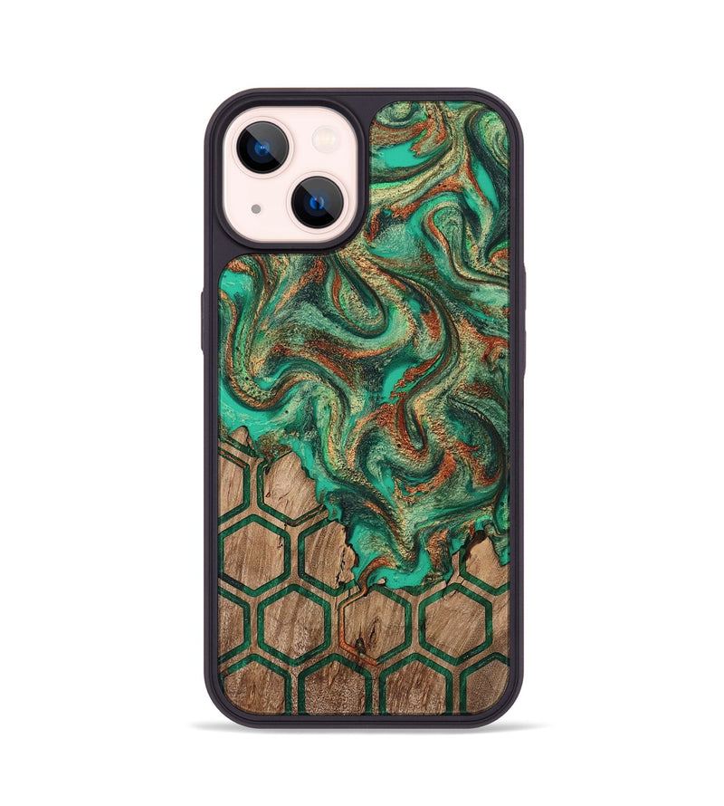 iPhone 14 Wood Phone Case - Mariel (Pattern, 808466)