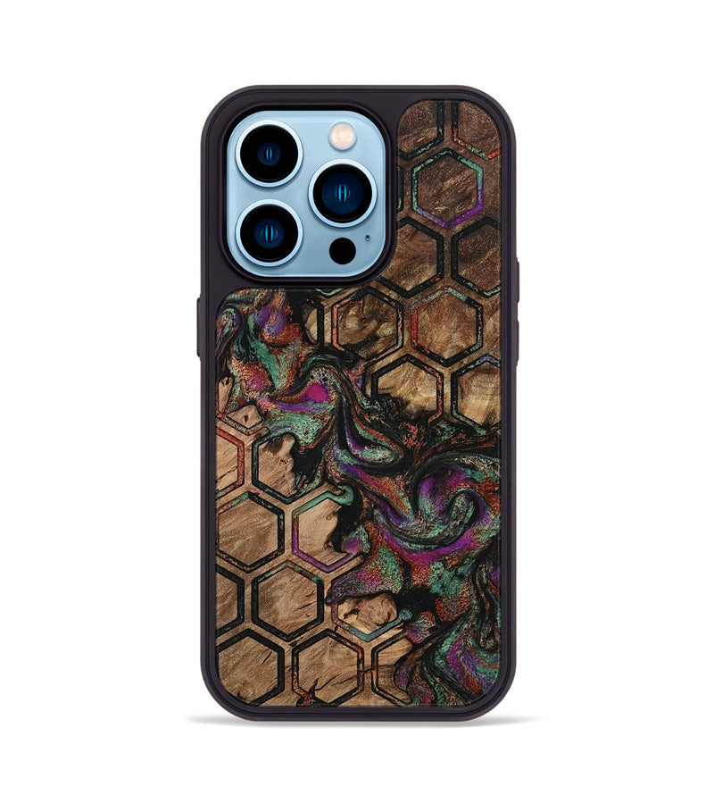 iPhone 14 Pro Wood Phone Case - Dave (Pattern, 808469)