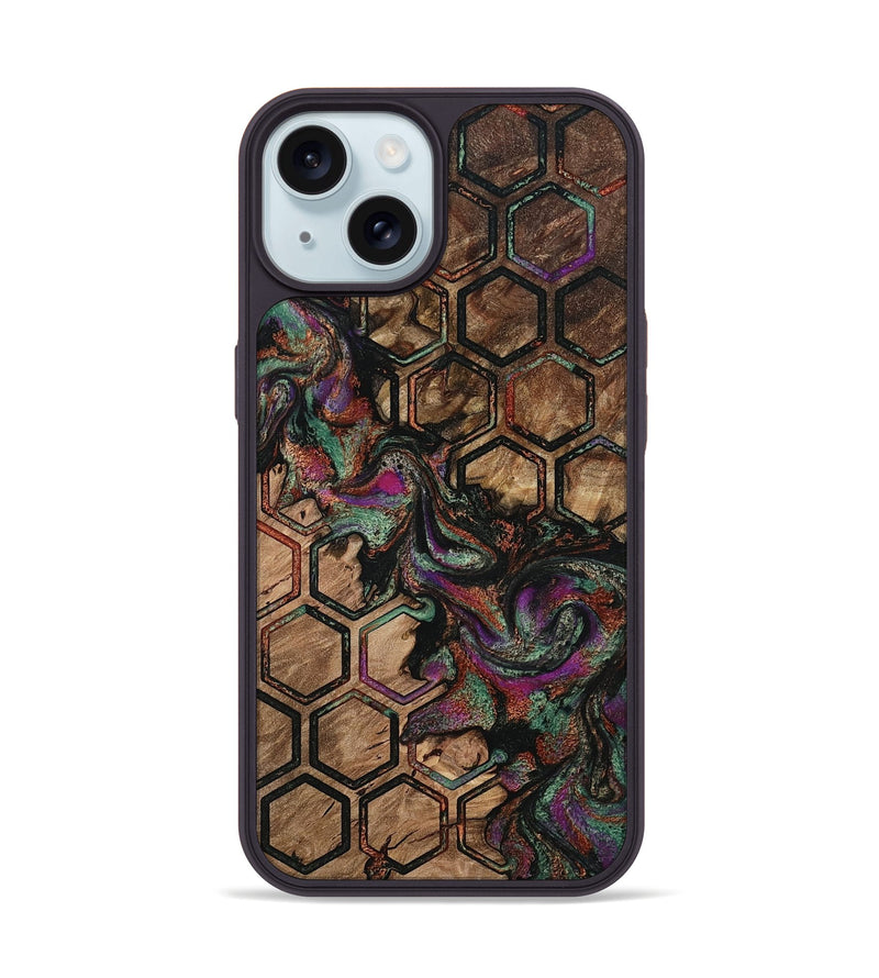 iPhone 15 Wood Phone Case - Dave (Pattern, 808469)