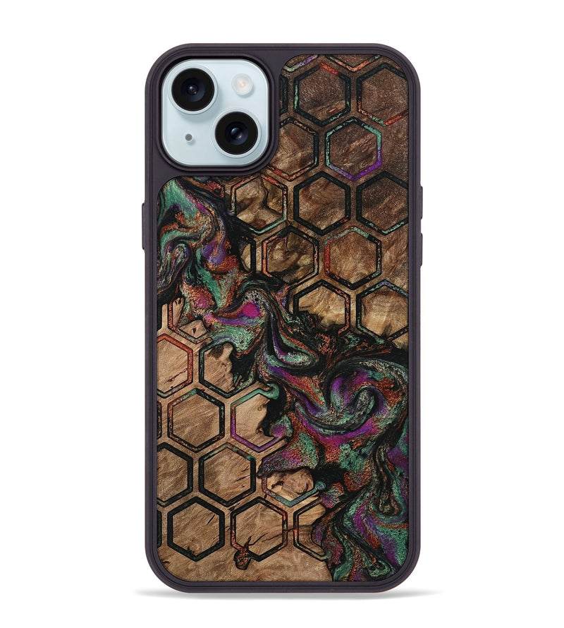 iPhone 15 Plus Wood Phone Case - Dave (Pattern, 808469)