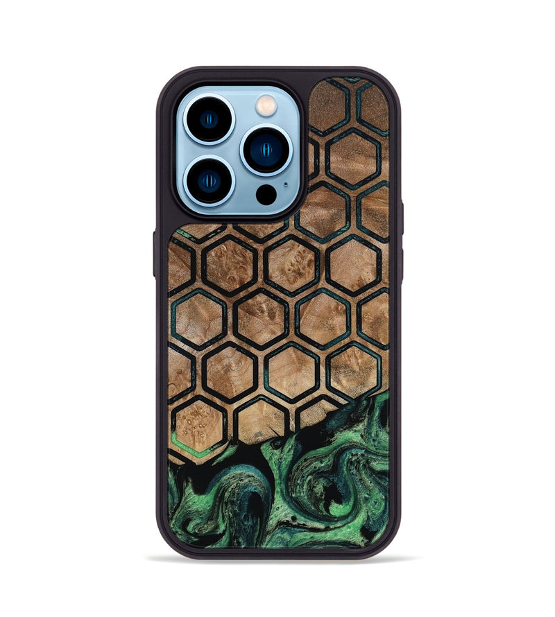 iPhone 14 Pro Wood Phone Case - Ayden (Pattern, 808471)