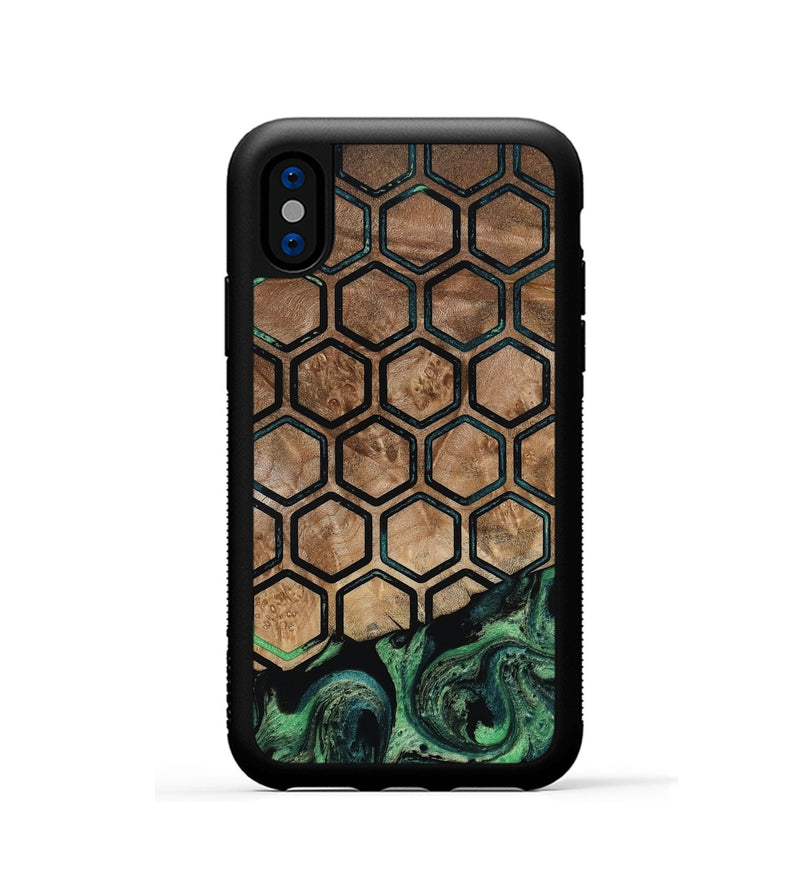 iPhone Xs Wood Phone Case - Ayden (Pattern, 808471)
