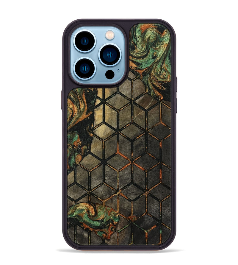 iPhone 14 Pro Max Wood Phone Case - Stanley (Pattern, 808472)