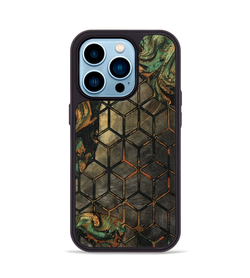 iPhone 14 Pro Wood Phone Case - Stanley (Pattern, 808472)
