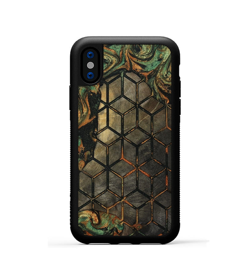 iPhone Xs Wood Phone Case - Stanley (Pattern, 808472)