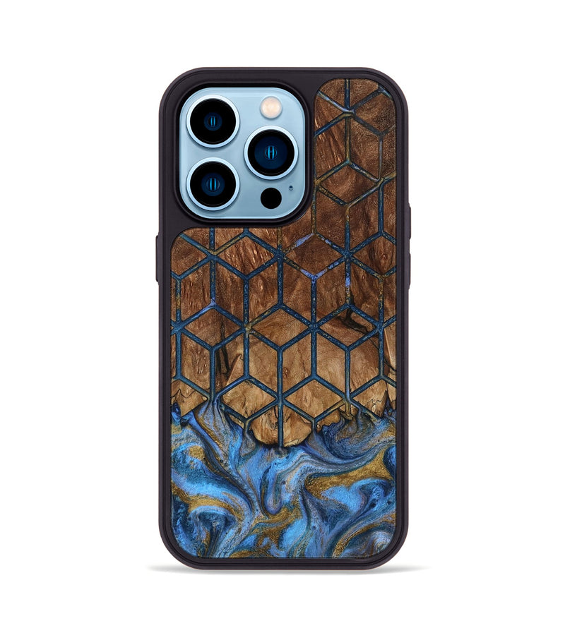 iPhone 14 Pro Wood Phone Case - Sevyn (Pattern, 808476)