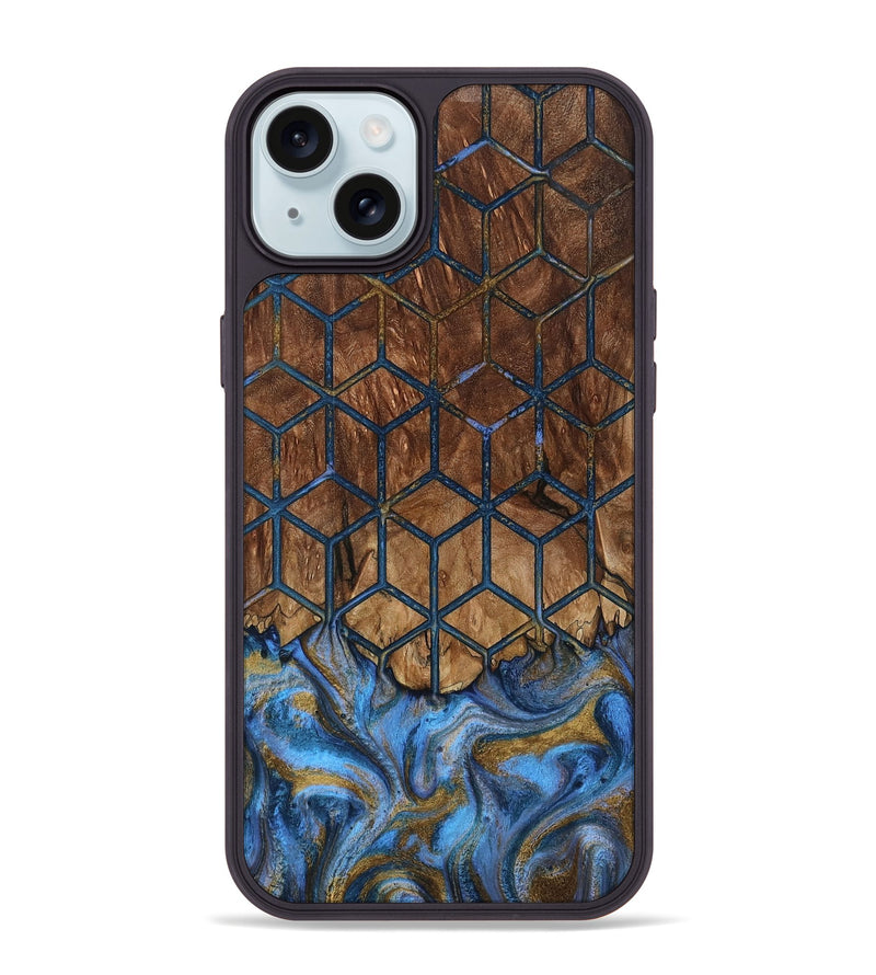 iPhone 15 Plus Wood Phone Case - Sevyn (Pattern, 808476)