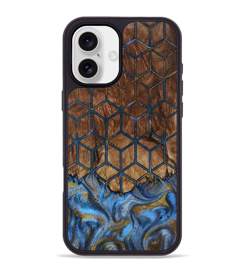 iPhone 16 Plus Wood Phone Case - Sevyn (Pattern, 808476)