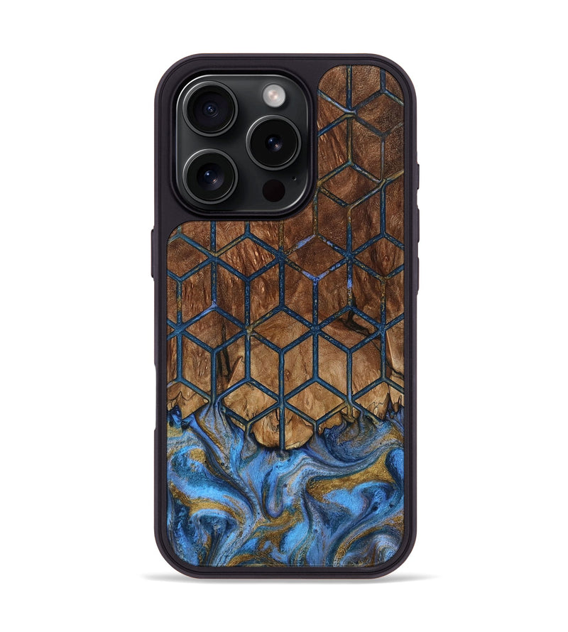 iPhone 16 Pro Wood Phone Case - Sevyn (Pattern, 808476)