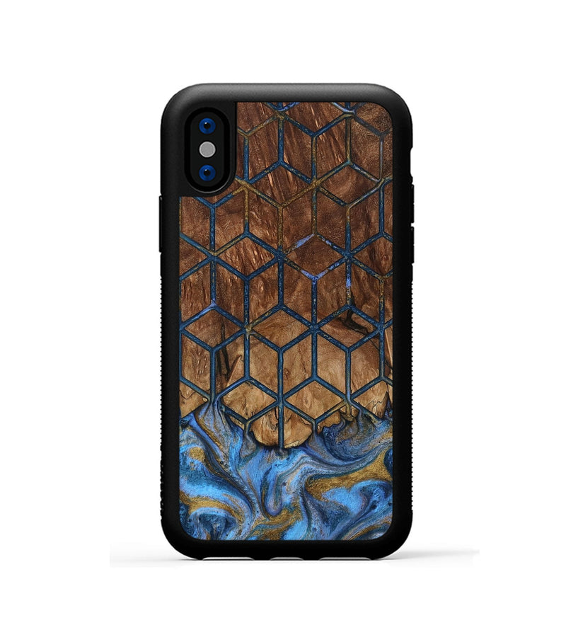 iPhone Xs Wood Phone Case - Sevyn (Pattern, 808476)