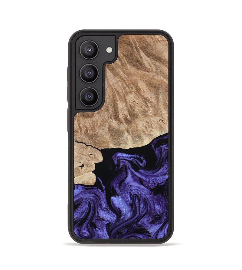 Galaxy S23 Wood Phone Case - Fannie (Purple, 808482)