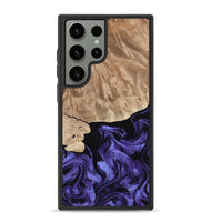 Galaxy S23 Ultra Wood Phone Case - Fannie (Purple, 808482)