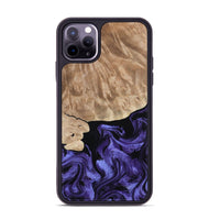 iPhone 11 Pro Max Wood Phone Case - Fannie (Purple, 808482)