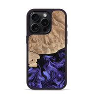 iPhone 15 Pro Wood Phone Case - Fannie (Purple, 808482)