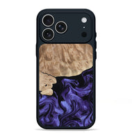 iPhone 17 Pro Max Wood Phone Case - Fannie (Purple, 808482)