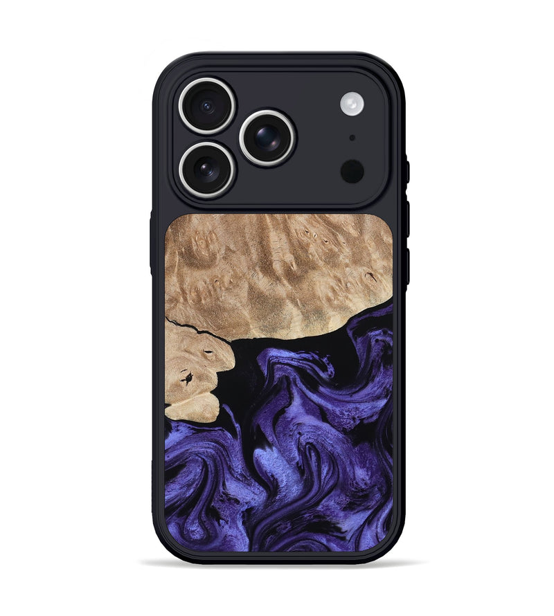 iPhone 17 Pro Wood Phone Case - Fannie (Purple, 808482)
