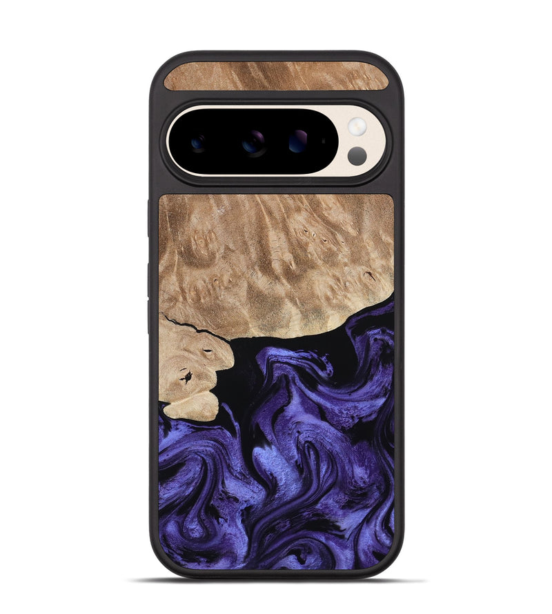 Pixel 10 Wood Phone Case - Fannie (Purple, 808482)