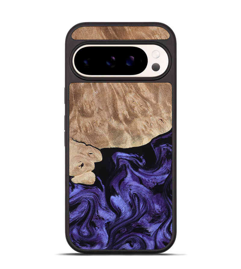 Pixel 9 Pro Wood Phone Case - Fannie (Purple, 808482)