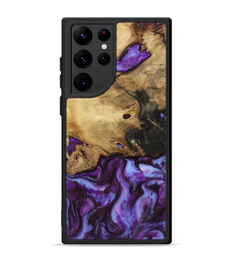 Galaxy S22 Ultra Wood Phone Case - Maia (Purple, 808483)