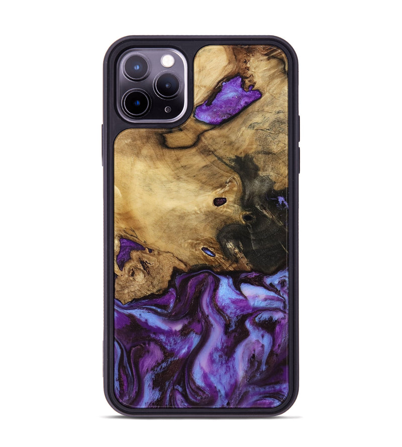 iPhone 11 Pro Max Wood Phone Case - Maia (Purple, 808483)