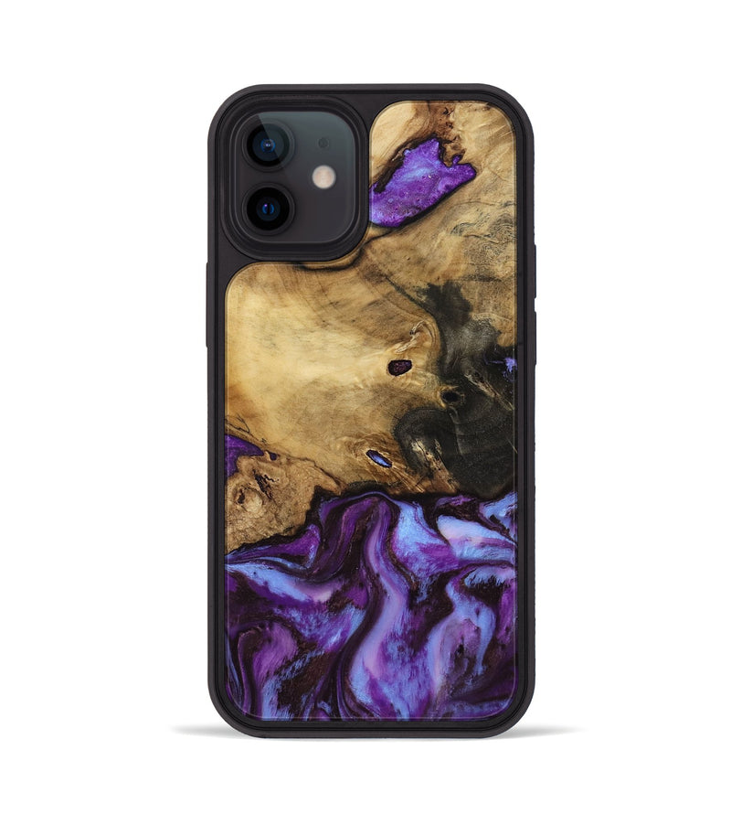 iPhone 12 Wood Phone Case - Maia (Purple, 808483)