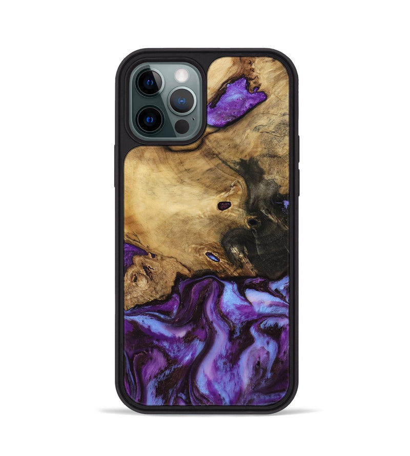iPhone 12 Pro Wood Phone Case - Maia (Purple, 808483)
