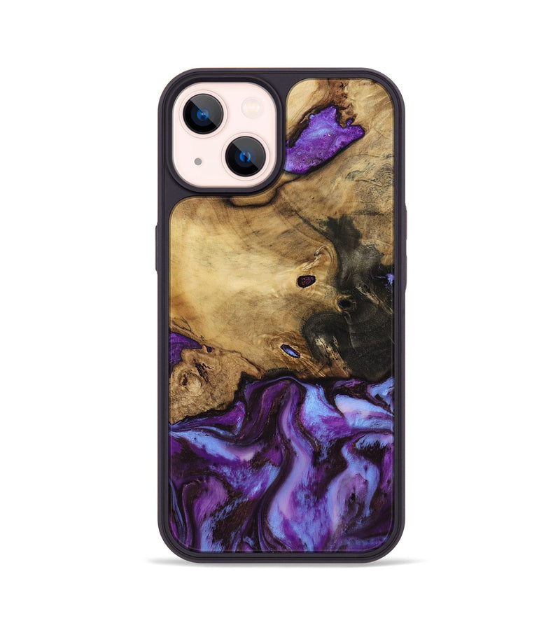 iPhone 14 Wood Phone Case - Maia (Purple, 808483)