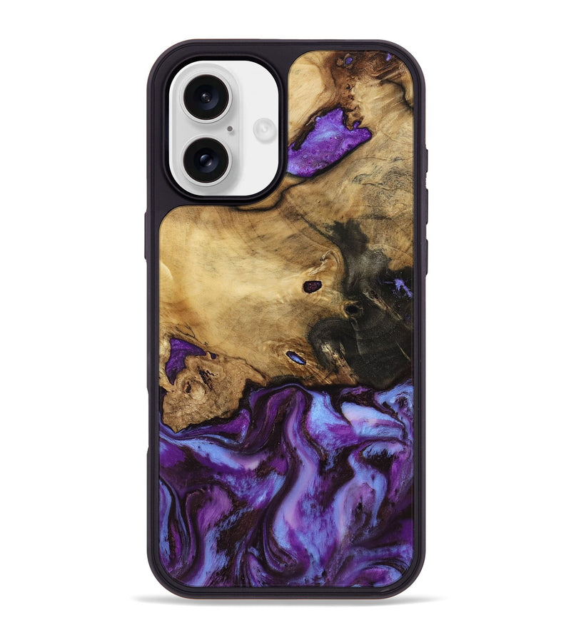 iPhone 16 Plus Wood Phone Case - Maia (Purple, 808483)