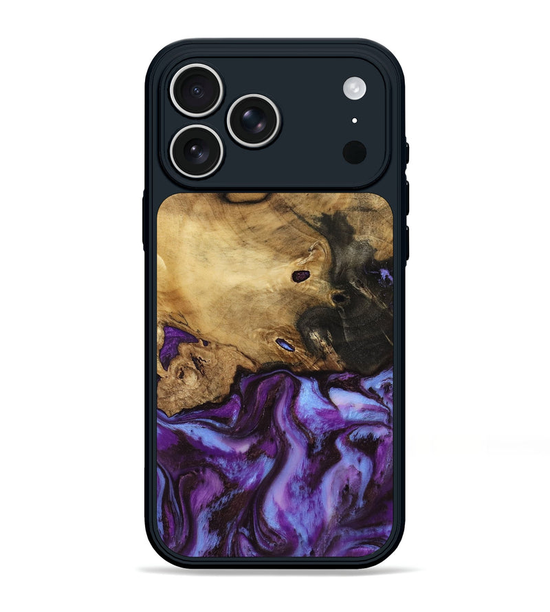 iPhone 17 Pro Max Wood Phone Case - Maia (Purple, 808483)