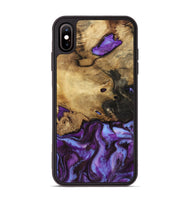 iPhone Xs Max Wood Phone Case - Maia (Purple, 808483)