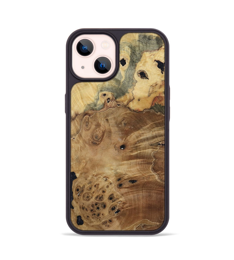 iPhone 14 Wood Phone Case - Birdie (Wood Burl, 808491)