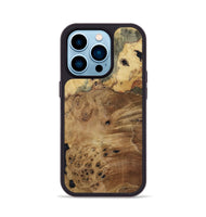 iPhone 14 Pro Wood Phone Case - Birdie (Wood Burl, 808491)