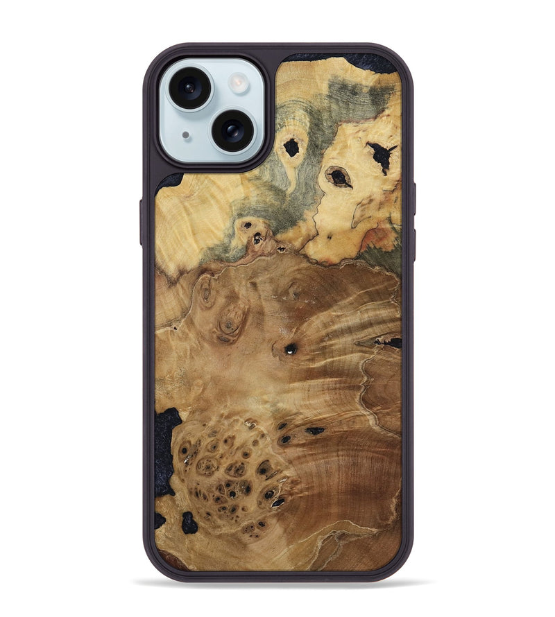 iPhone 15 Plus Wood Phone Case - Birdie (Wood Burl, 808491)