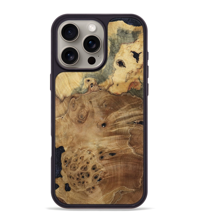 iPhone 16 Pro Max Wood Phone Case - Birdie (Wood Burl, 808491)