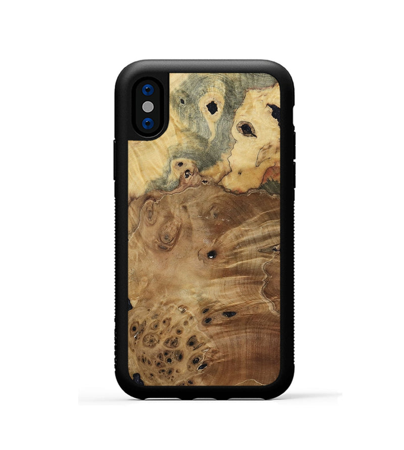 iPhone Xs Wood Phone Case - Birdie (Wood Burl, 808491)