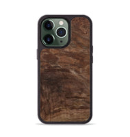 iPhone 13 Pro Wood Phone Case - Chelsie (Wood Burl, 808493)