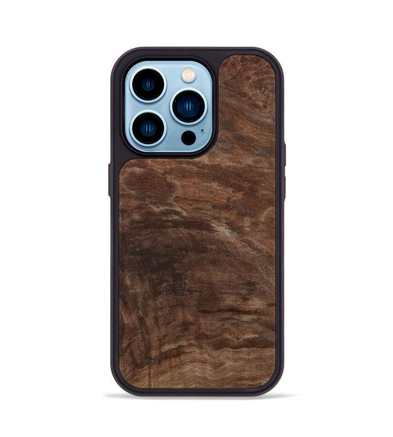 iPhone 14 Pro Wood Phone Case - Chelsie (Wood Burl, 808493)