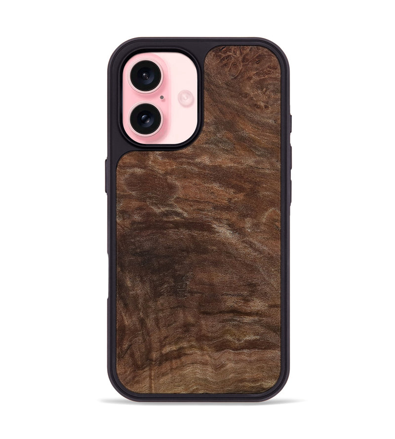 iPhone 16 Wood Phone Case - Chelsie (Wood Burl, 808493)