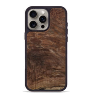 iPhone 16 Pro Max Wood Phone Case - Chelsie (Wood Burl, 808493)