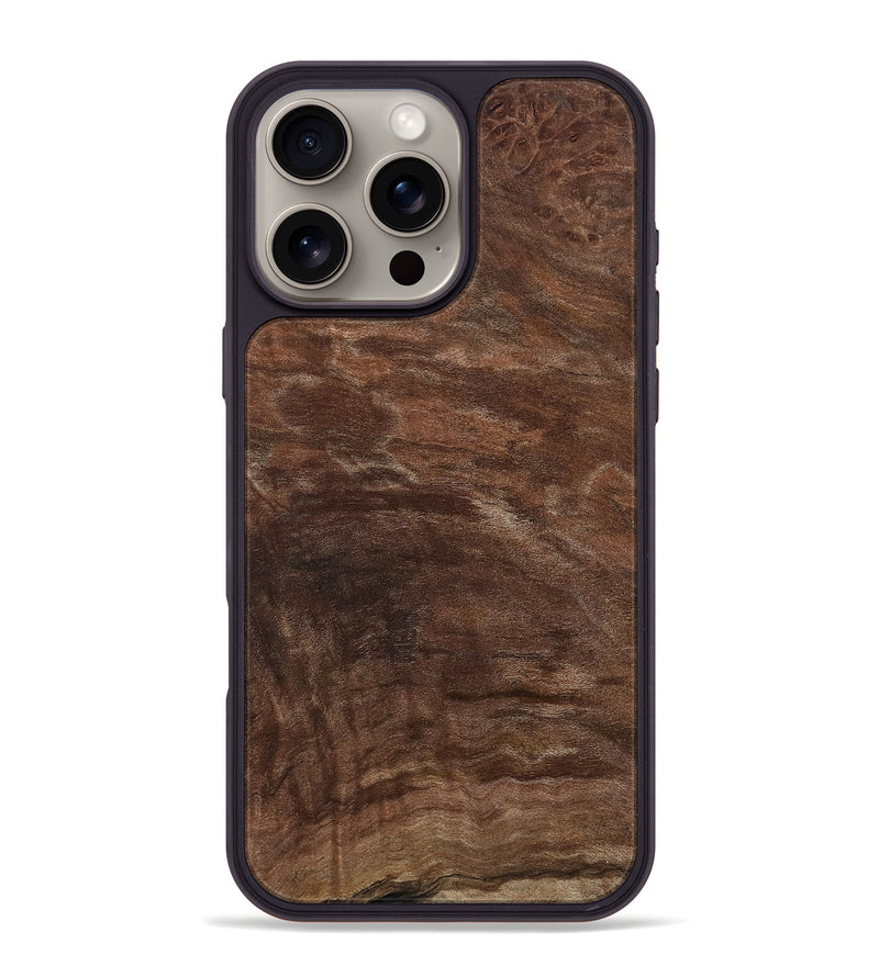 iPhone 16 Pro Max Wood Phone Case - Chelsie (Wood Burl, 808493)