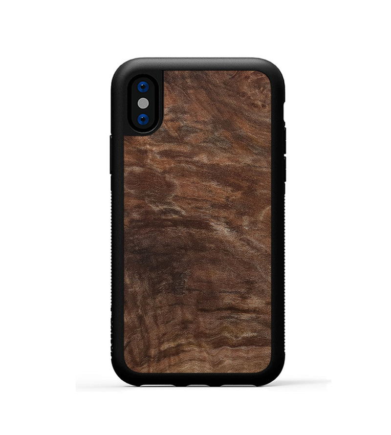iPhone Xs Wood Phone Case - Chelsie (Wood Burl, 808493)