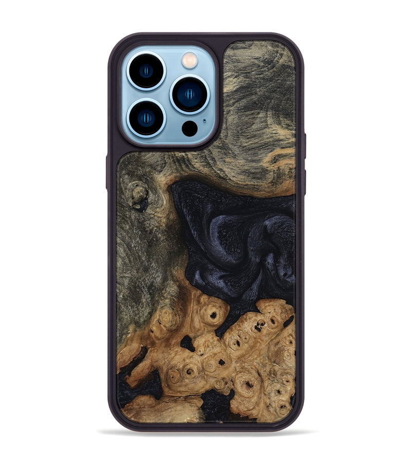 iPhone 14 Pro Max Wood Phone Case - Elda (Wood Burl, 808494)