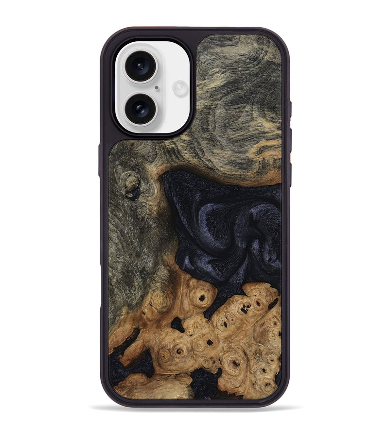 iPhone 16 Plus Wood Phone Case - Elda (Wood Burl, 808494)