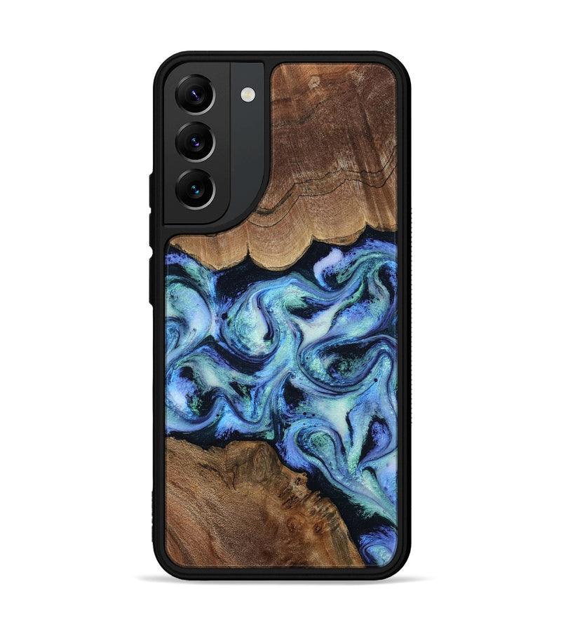 Galaxy S22 Plus Wood Phone Case - Dariana (Blue, 808495)
